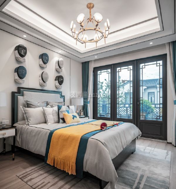 400平米中式風格別墅男孩房裝修效果圖